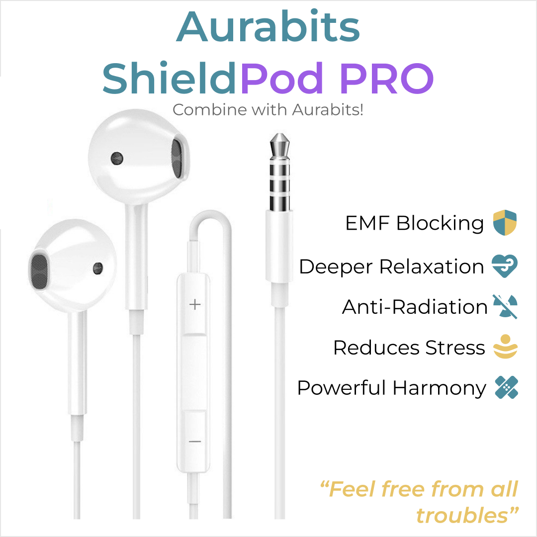 Aurabits ShieldPod PRO β Air Tube EMF-Blocking, Anti-radiation