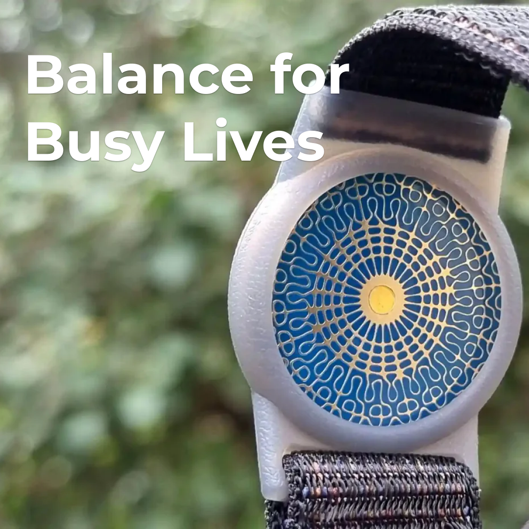 Aurabits Portable frequency device for natural balance and calm - anytime, anywhere.